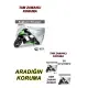 Arora Tdr 602 Sz Elektrikli Uyumlu Arka Çanta (Bağlantı Ve Kilit Uyumlu) 4 Mevsim Koruyan Motosiklet Brandası Gri