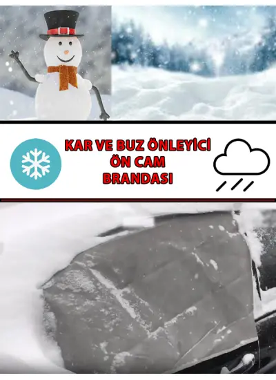 MINI COOPER ölçülerine Uyumlu Ön Cam Kar ve Buz brandası