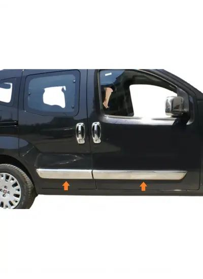 Yan Kapı Çıtası Krom 4 Parça Bipper Mini Van LAV 2008 Ve Sonrası Modeller İçin