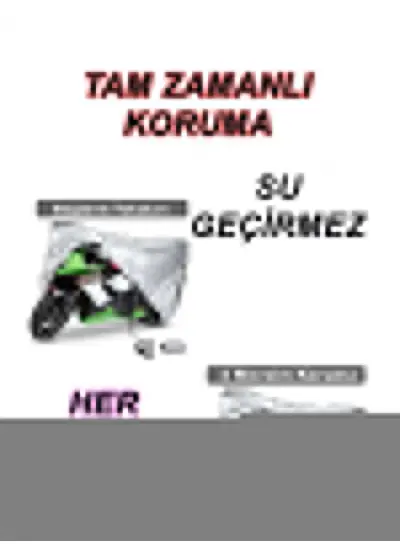 Yuki Gusto 50 Topcase Motor Uyumlu Miflonlu Premium 4 Mevsim Koruyan Motosiklet Brandası Gri