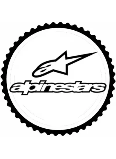 Alpinestars 1.Model Tasarım Sticker 30 x 30 cm