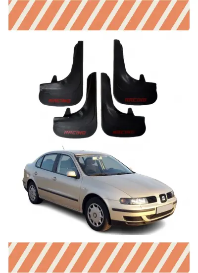 Seat Toledo Racing Yazılı 4Lü Tozluk Çamurluk Paçalık