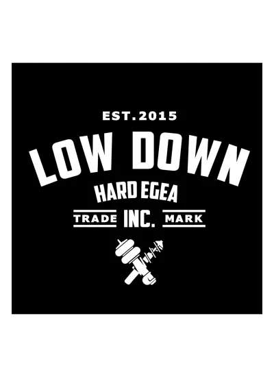 Low Down Hard Egea Arka Cam Sticker 40 x 31 Cm