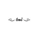 Love Sticker (Oto-Motor-Laptop-Duvar-Dekor) 30 x 6 cm