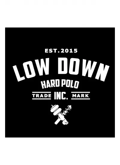 Low Down Hard Polo Arka Cam Sticker 40 x 31 Cm