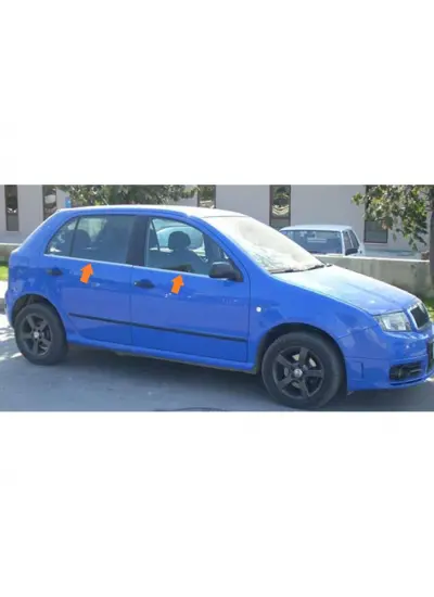 Cam Çıtaları Krom 4 Parça Fabia-1 HB 5D 2000-2007 Arası Modeller İçin