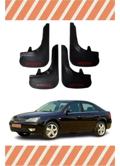 Ford Mondeo 2001-2007 Racing Yazılı 4Lü Tozluk Çamurluk Paçalık