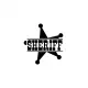 Sheriff Amblem Sticker (Oto-Motor-Laptop-Duvar-Dekor) 20 x 20 cm