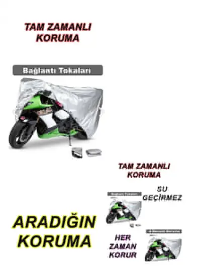 Bmw F 750 Gs Uyumlu Miflonlu Premium 4 Mevsim Koruyan Motosiklet Brandası Gri