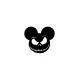 Mickey Sticker (Oto-Motor-Laptop-Duvar-Dekor) 10 x 9 cm