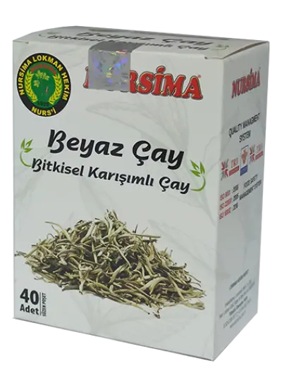 Beyaz Çay Bitkisel Karışımlı Çay 40 'lı Süzen Poşet