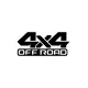 Off Road 4x4 Oto Kaput Sticker 40 x 16 cm