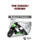 Tvs Apache Rtr 180 Uyumlu Arka Çanta (Bağlantı, Kilit Uyumlu) 4 Mevsim Koruyan Motosiklet Brandası Gri