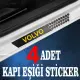 Volvo özel Oto Kapı eşikleri Sticker Karbon 4 Adet