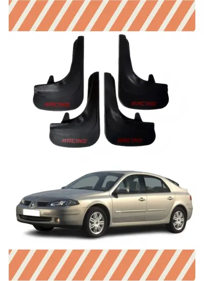 Renault Laguna 2 Racing Yazılı 4Lü Tozluk Çamurluk Paçalık