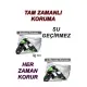 Tm Racing En 250 Uyumlu Miflonlu Premium 4 Mevsim Koruyan Motosiklet Brandası Gri