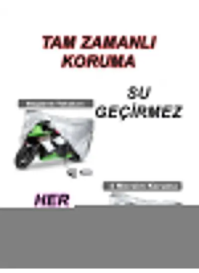 Zongshen Zs 110 Uyumlu (Bağlantı Tokalı) 4 Mevsim Koruyan Motosiklet Brandası Gri