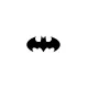 Batman Amblem Sticker (Oto-Motor-Laptop-Duvar-Dekor) 10 x 5 cm