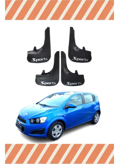 Chevrolet Aveo Hb 2011 Ve Sonrası Sports Yazılı 4Lü Tozluk Çamurluk Paçalık