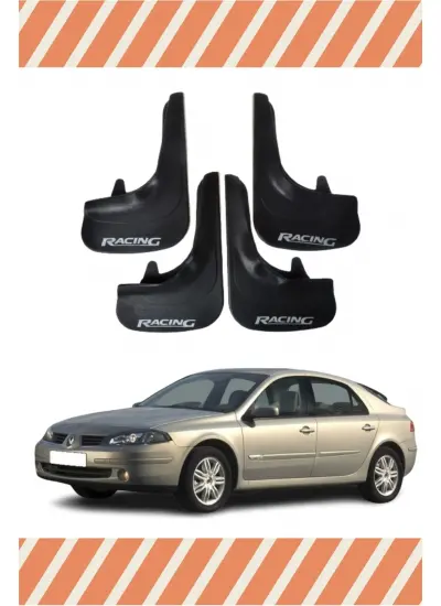 Renault Laguna 2 Racing Yazılı 4Lü Tozluk Çamurluk Paçalık