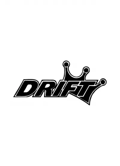 Drift Sticker (Oto-Motor-Laptop-Duvar-Dekor) 20 x 10 cm