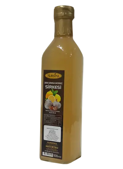 Limon, Sarımsak ve Maydanoz Sirkesi (CAM Ambalaj) 500 ml