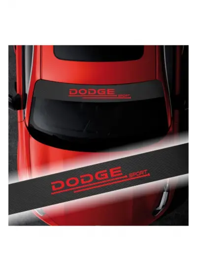 Dodge Tüm Modelleri İçin Uyumlu Aksesuar Oto Ön Cam Oto Sticker Karbon