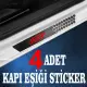 Jeep özel Oto Kapı eşikleri Sticker Karbon 4 Adet