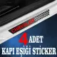 Chrysler uyumlu  özel Oto Kapı eşikleri Sticker Karbon 4 Adet