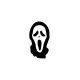 Scream Sticker (Oto-Motor-Laptop-Duvar-Dekor) 10 x 18 cm