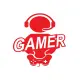 Gamer Sticker (Oto-Motor-Laptop-Duvar-Dekor) 20 x 20 cm