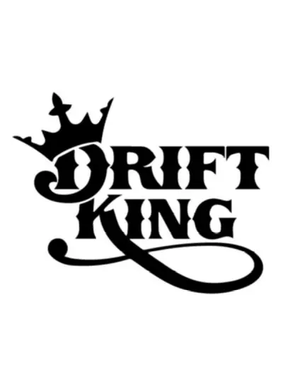 Drift King Sticker (Oto-Motor-Laptop-Duvar-Dekor) 26 x 22 cm