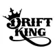 Drift King Duvar Dekor Sticker 39 x 33 cm