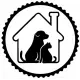 Köpek Ve Kedi Tasarım Sticker 20 x 20 cm