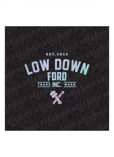 Low Down Ford Arka Cam Hologram Sticker