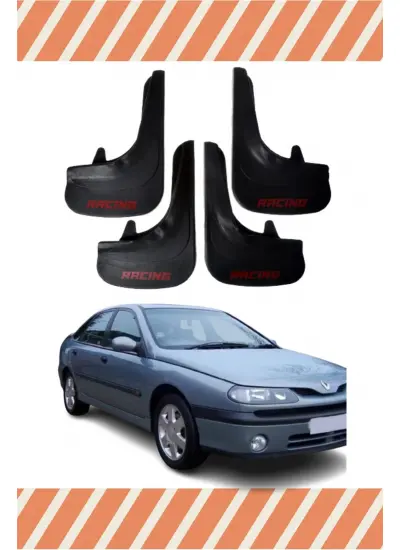 Renault Laguna 1 Racing Yazılı 4Lü Tozluk Çamurluk Paçalık