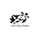 Lets Stay Home Sticker (Oto-Motor-Laptop-Duvar-Dekor) 20 x 16 cm