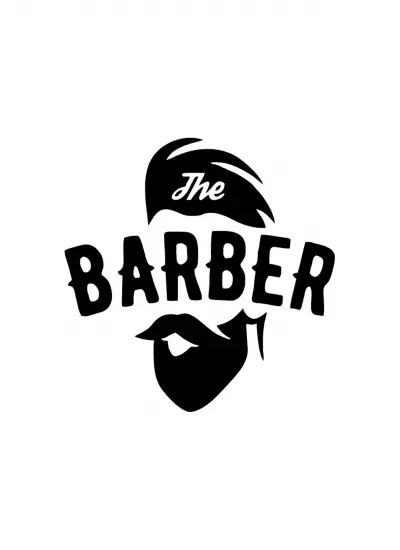 The Barber Sticker (Oto-Motor-Laptop-Duvar-Dekor) 20 x 20 cm