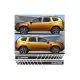 Dacia Duster İçin Uyumlu Aksesuar Oto Yan Şerit Sticker