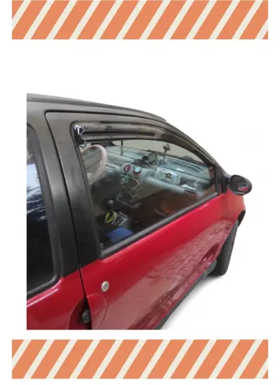 Renault Twingo Tüm Modellerine Özel 2Li Mügen Tip Cam Rüzgarlığı