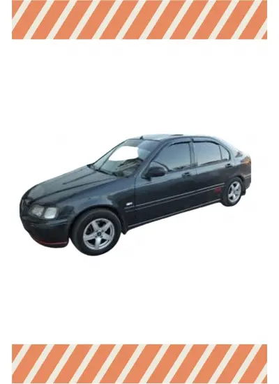 Honda Civic Euro Hb 1996-2001 Modellerine Özel 4Lü Mügen Tip Cam Rüzgarlığı