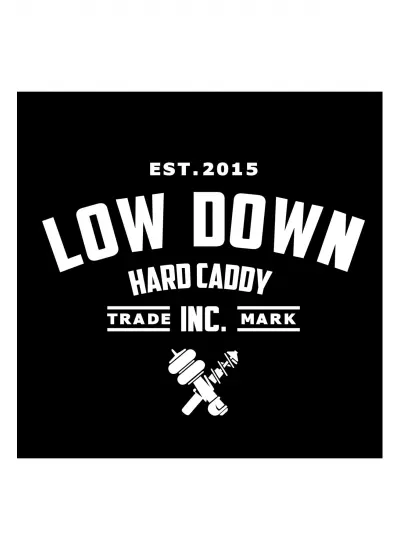 Low Down Hard Caddy Arka Cam Sticker 40 x 31 Cm