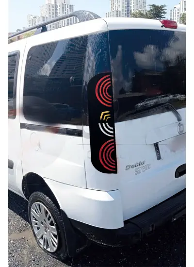 Doblo 2007-2009 İçin Uyumlu Aksesuar Oto Led Görünüm Stop Kaplama