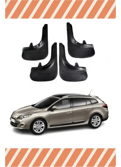 Renault Megane 3 Stw 2010-2016 4Lü Tozluk Çamurluk Paçalık