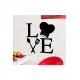 Love Cooking Sticker (Oto-Motor-Laptop-Duvar-Dekor) 10 x 11 cm