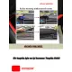 Honda Jazz 2009-2013 Modeller İçin Uyumlu 3D Ön Göğüs/Torpido Koruma - Kırmızı Şerit