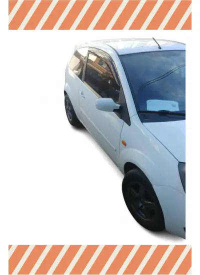 Ford Fiesta Van 2005 Ve Sonrası Modellerine Özel 2Li Mügen Tip Cam Rüzgarlığı