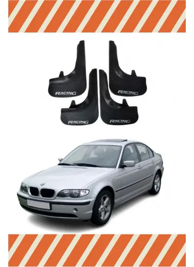 Bmw E46 Racing Yazılı 4Lü Tozluk Çamurluk Paçalık