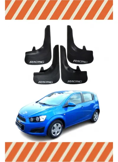 Chevrolet Aveo Hb 2011 Ve Sonrası Racing Yazılı 4Lü Tozluk Çamurluk Paçalık