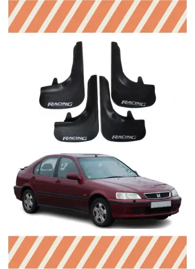 Honda Civic Euro Hb 1996-2001 Racing Yazılı 4Lü Tozluk Çamurluk Paçalık